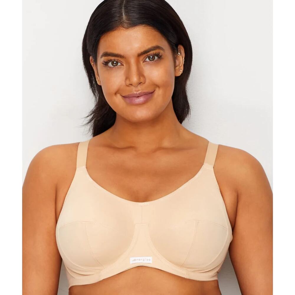 Elomi Energise Beige Cream Underwire Sports Bra Size 34L